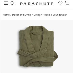Olive Parachute Robe